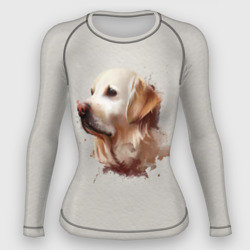 Женский рашгард 3D Лабрадор арт