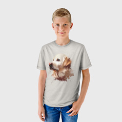 Детская футболка 3D Лабрадор_арт - фото 2