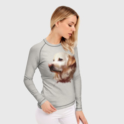 Женский рашгард 3D Лабрадор арт - фото 2