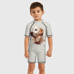 Детский купальный костюм 3D Лабрадор арт - фото 2