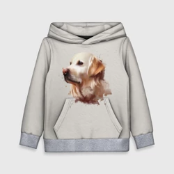 Детская толстовка 3D Лабрадор арт