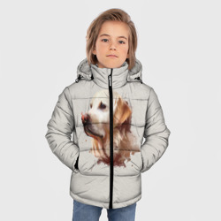 Зимняя куртка для мальчиков 3D Лабрадор_арт - фото 2