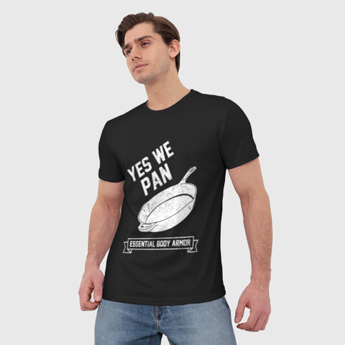 Мужская футболка 3D Yes We Pan, цвет 3D печать - фото 3