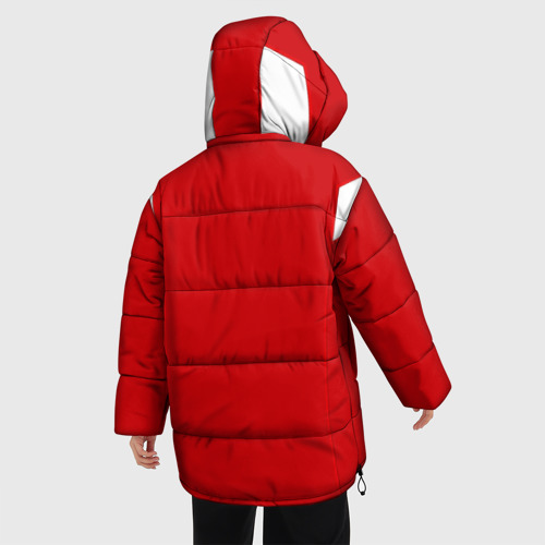 Женская зимняя куртка Oversize Сборная СССР 1988, цвет красный - фото 4