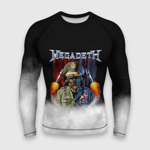 Мужской рашгард 3D Megadeth, цвет 3D печать