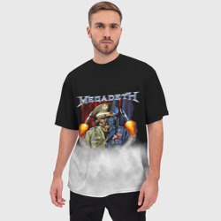 Мужская футболка oversize 3D Megadeth - фото 2