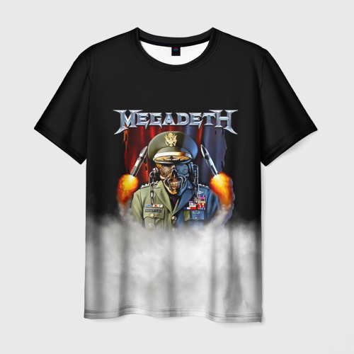 Мужская футболка 3D Megadeth, цвет 3D печать