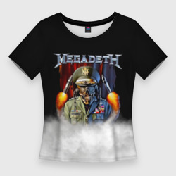 Женская футболка 3D Slim Megadeth
