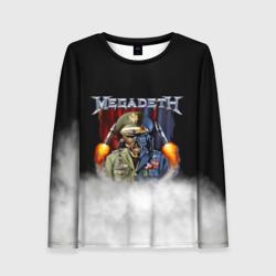 Женский лонгслив 3D Megadeth