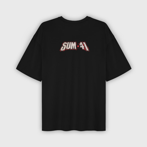 Мужская футболка oversize 3D Sum 41, цвет 3D печать - фото 2