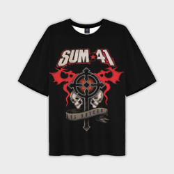 Мужская футболка oversize 3D Sum 41