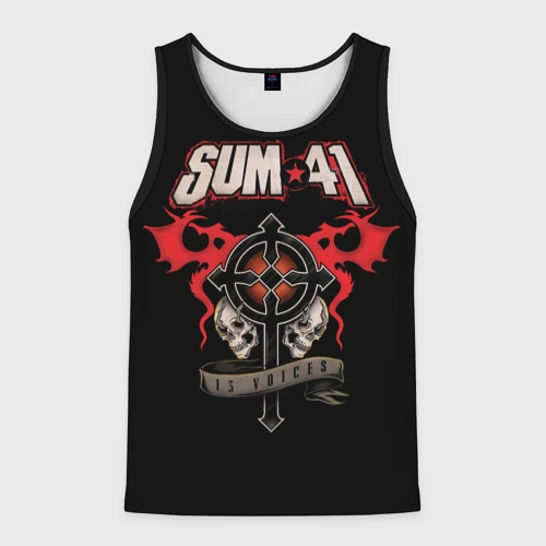 Мужская майка 3D Sum 41