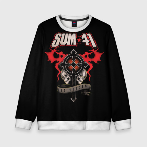 Детский свитшот 3D Sum 41, цвет 3D печать