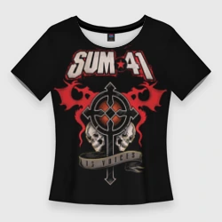 Женская футболка 3D Slim Sum 41