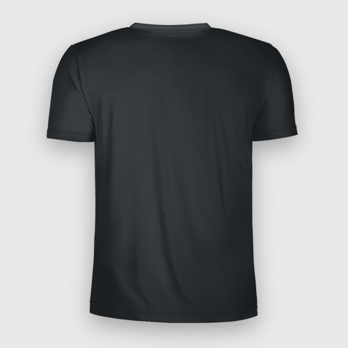 Мужская футболка 3D Slim Опасный бультерьер, цвет 3D печать - фото 2