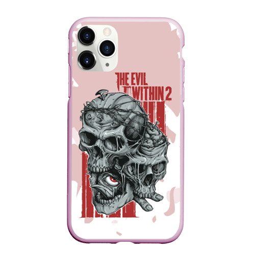 Чехол для iPhone 11 Pro Max матовый THE EVIL WITHIN 2, цвет розовый