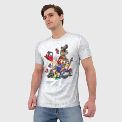 Мужская футболка 3D Марио - фото 2