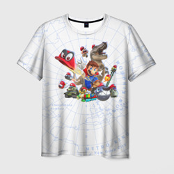 Мужская футболка 3D Марио