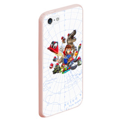 Чехол для iPhone 5/5S матовый Марио - фото 2