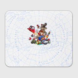 Прямоугольный коврик для мышки Марио