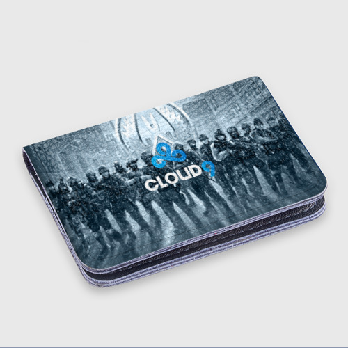 Картхолдер с принтом Cloud 9 CS GO, цвет синий