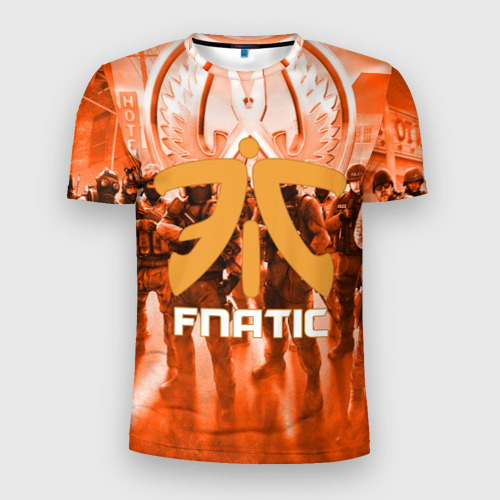 Мужская футболка 3D Slim FNATIC CS GO, цвет 3D печать