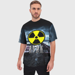 Мужская футболка oversize 3D S.T.A.L.K.E.R. - Я.Р.И.К - фото 2