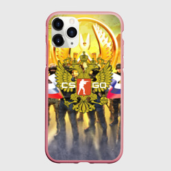 Чехол для iPhone 11 Pro Max матовый CS GO Russian team