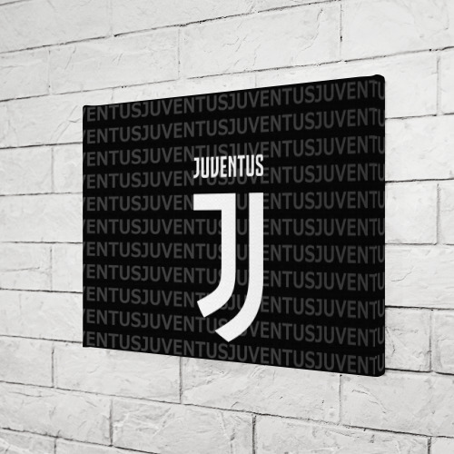 Холст прямоугольный JUVENTUS / ЮВЕНТУС, цвет 3D печать - фото 3