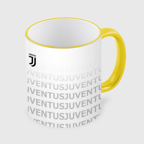Кружка с полной запечаткой Juventus 2018 Original, цвет Кант желтый - фото 3
