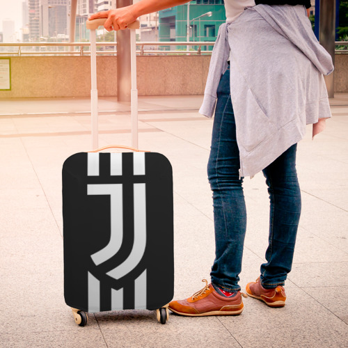Чехол для чемодана 3D Juventus sport, цвет 3D печать - фото 4