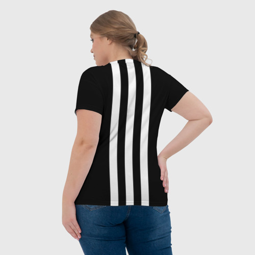 Женская футболка 3D Juventus sport, цвет 3D печать - фото 7