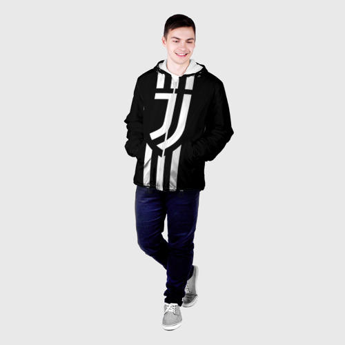 Мужская куртка 3D Juventus sport, цвет 3D печать - фото 3
