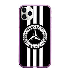 Чехол для iPhone 11 Pro Max матовый Mercedes-Benz AMG Мерседес