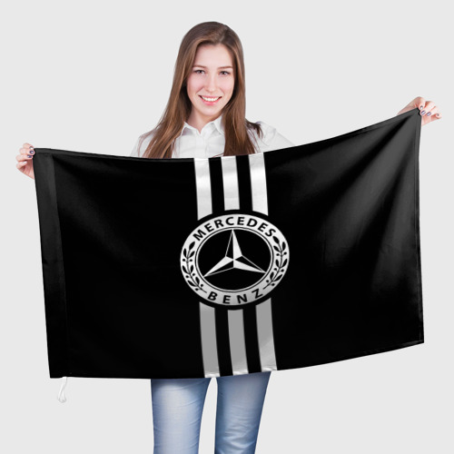 Флаг 3D Mercedes-Benz AMG Мерседес