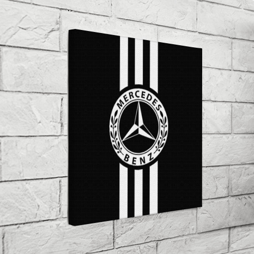 Холст квадратный Mercedes-Benz AMG Мерседес, цвет 3D печать - фото 3