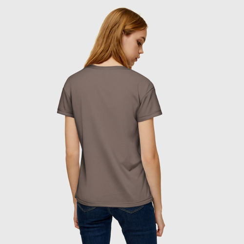 Женская футболка 3D Мопсик в скафандре, цвет 3D печать - фото 4