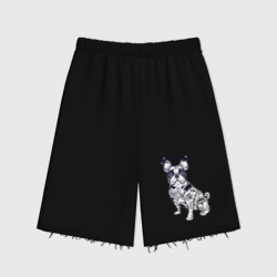 Женские шорты oversize футер хлопок Суровый бульдог