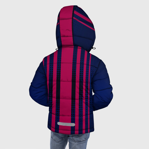 Зимняя куртка для мальчиков 3D Barcelona FC, цвет черный - фото 4