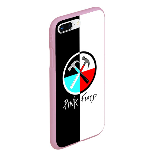 Чехол для iPhone 7Plus/8 Plus матовый Pink Floyd, цвет розовый - фото 3