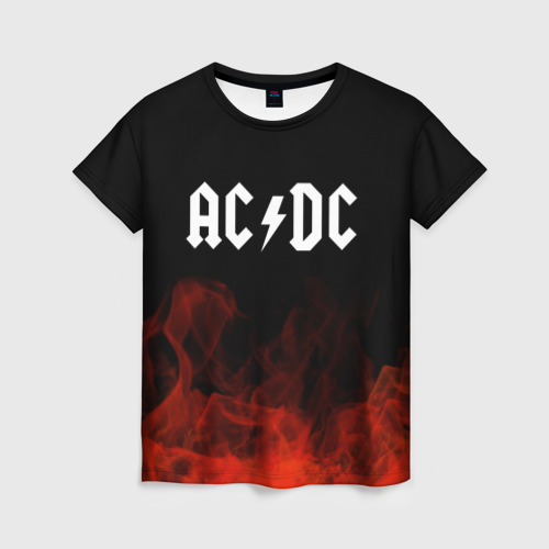 Женская футболка 3D AC/DC, цвет 3D печать