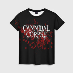 Женская футболка 3D Cannibal Corpse