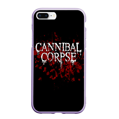 Чехол для iPhone 7Plus/8 Plus матовый Cannibal Corpse, цвет светло-сиреневый