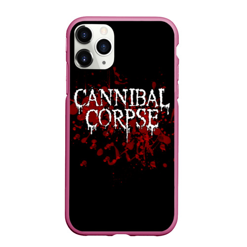 Чехол для iPhone 11 Pro матовый Cannibal Corpse, цвет малиновый