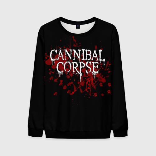 Мужской свитшот 3D Cannibal Corpse, цвет черный