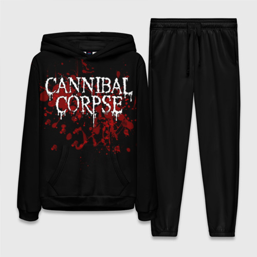 Женский костюм с толстовкой 3D Cannibal Corpse, цвет черный