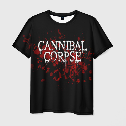 Мужская футболка с принтом Cannibal Corpse, вид спереди №1