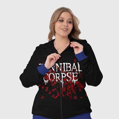Женский костюм 3D Cannibal Corpse, цвет синий - фото 7