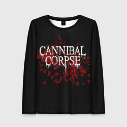 Женский лонгслив 3D Cannibal Corpse