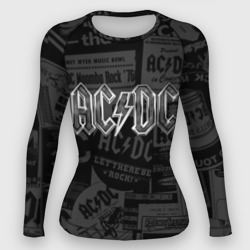 Женский рашгард 3D AC/DC